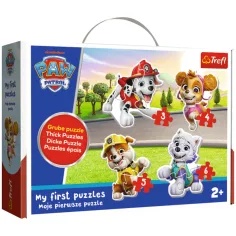 Моята първа пъзел: Paw Patrol 4 в 1 6-5-4-3 части пъзел - Trefl