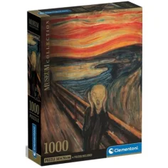 Munch: Колекция от пъзели на Вика 1000 части с постер - Clementoni