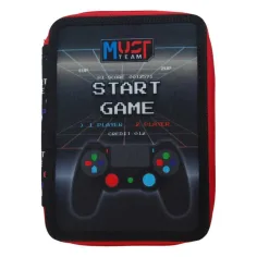 Must: Disney Gamer многоетажен пълен несесер 15x5x21cm