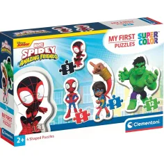 MyFirst Puzzle: 4 в 1 Спайдър и приятелите му Supercolor пъзел - Clementoni