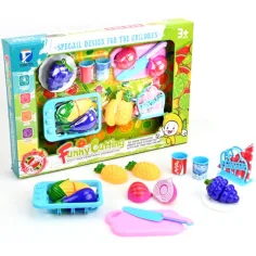 Нарязване на храна играчки комплект