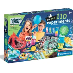 Наука и игра: 110 най-добри експеримента научен комплект за игра - Clementoni
