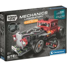 Наука и игра: Комплект за игра с автомобил Flame Hot Road - Clementoni