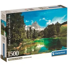 Небесносиньо езеро 1500бр. HQC пъзел 84,5x59,5см - Clementoni