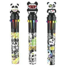 Nebulo: 10 цветен химикал Panda дизайн различни 1бр