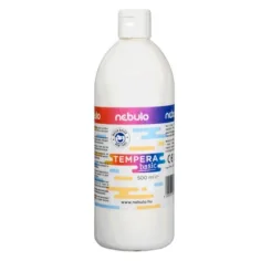 Nebulo: Бяла течна темперна боя в бутилка 500ml