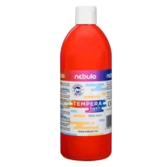 Nebulo: Червена течна темперна боя в бутилка 500ml
