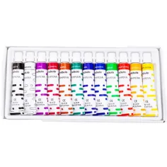 Nebulo: Цветен темпера комплект 12ml 12бр изображение 2