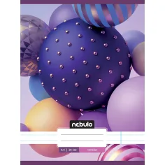 Nebulo: Цветни топки с линии тетрадка 81-32 A/4