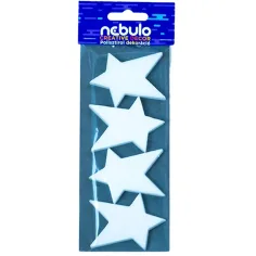 Nebulo: Декорация от полистирол звезди 4бр комплект