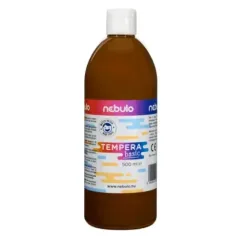 Nebulo: Кафяв течен 500ml темперен боя в бутилка