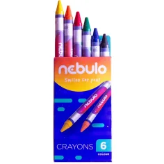 Nebulo: Комплект от 6 восъчни пастели