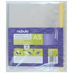 Nebulo: Корица за тетрадка A/5 10бр. самозалепваща гладка фолио