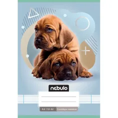 Nebulo: Плътно 3-ти клас линиран тетрадка A5 12-32 Животински - С кучета