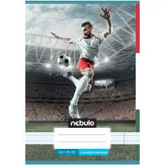 Nebulo: Сшит тетрадка с футболен мотив за 4-ти клас 21-32 A/5