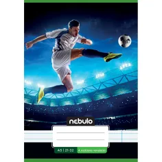 Nebulo: Тетрадка с линии за 4-ти клас с мотиви на футбол A/5 21-32