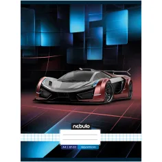 Nebulo: Тетрадка с каре и модел на спортен автомобил 87-32 A/4