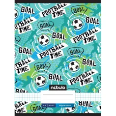 Nebulo: Тетрадка с карета "Football Time" 87-32 A/4