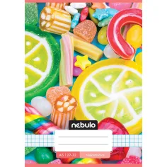 Nebulo: Тетрадка с мотиви Candy на квадратчета A/5 27-32