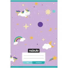 Nebulo: Тетрадка с мотиви на огнени еднорози A/5
