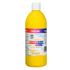 Nebulo: Жълта течна 500ml темперна боя в бутилка