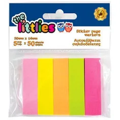 Неонови Post-it 5x50бр 50x14мм