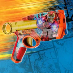 Nerf: Marvel Железният човек пистолет за стрелба с гъби - Hasbro изображение 4