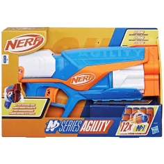 Nerf: N-Series: Agility пистолет за стрелба с гъби с 12 бр. патрони - Hasbro