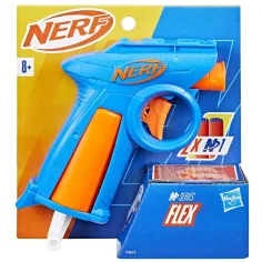 Nerf: N-Series: Flex пистолет за стрелба с гъби с 2 броя патрони - Hasbro