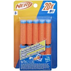 Nerf: N-Series: Комплект за презареждане на 20 броя пяна патрони - Hasbro