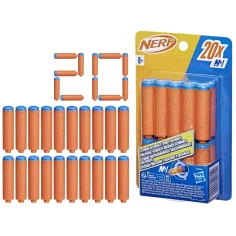 Nerf: N-Series: Комплект резервни дунапренени стрелички, 20 броя – Hasbro изображение 2