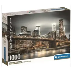 Ню Йорк пейзаж HQC 1000бр. пъзел с постер - Clementoni