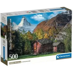 Очарователен Matterhorn HQC 500 части пъзел - Clementoni
