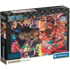 One Piece 1000 части компактен пъзел 70x50см - Clementoni