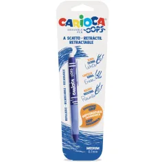 Oops синьо изтриваемо химикалка 0,7mm - Carioca