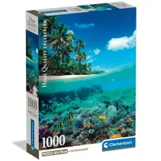 Отдих на острова 1000 части HQC пъзел с постер - Clementoni
