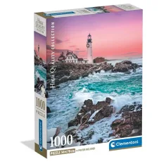 Първият сняг в Portland Head HQC 1000 части пъзел с постер - Clementoni