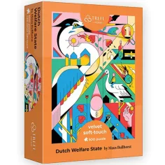 Пъзел Dutch Welfare State с бархетна мека повърхност 500 части - Trefl