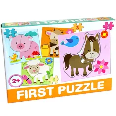 Пъзел с домашни животни - D-Toys