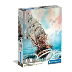 Пъзел с кораб Amerigo Vespucci - HQC 1000 части - Clementoni
