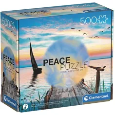 Peace Puzzle: Спокойен вятър 500 части пъзел - Clementoni изображение 1