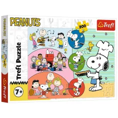 Peanuts Snoopy и приятели 200 части пъзел - Trefl изображение 1