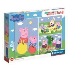 Пепа прасенце 3x48бр. пъзел комплект - Clementoni