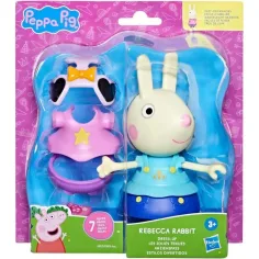 Peppa Pig: Облечената фигура на Ребека с аксесоари - Hasbro