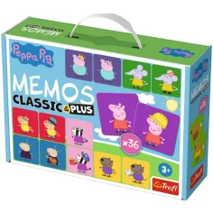 Peppa прасче Classic & Plus мемори игра 36бр - Trefl