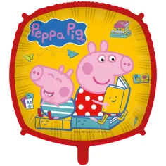 Peppa прасенце квадратен фолиен балон 46см