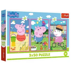 Peppa прасенце силата на приятелството 3x50бр. пъзел - Trefl