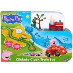 Peppa прасенце Whizz-Around Зайче Ребека червен влак комплект за игра