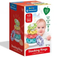 Пирамидата от пръстени 100%-ово рециклирана пластмаса - Clementoni baby