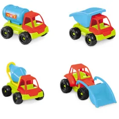 Пластмасов строителен камион 25см - Mondo Toys